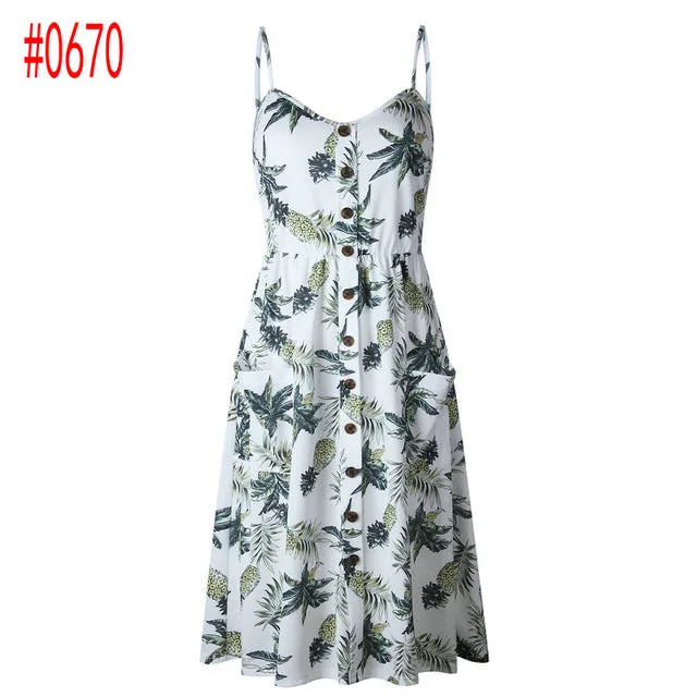 Bohemian Floral Dress Multiple Designs