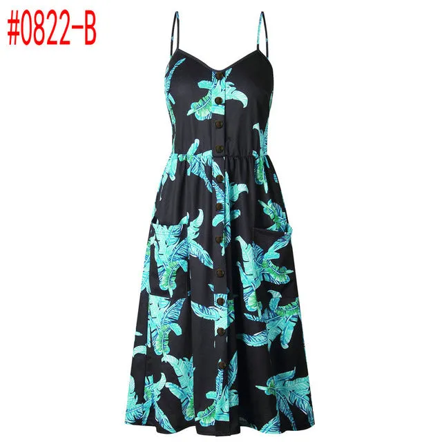 Bohemian Floral Dress Multiple Designs