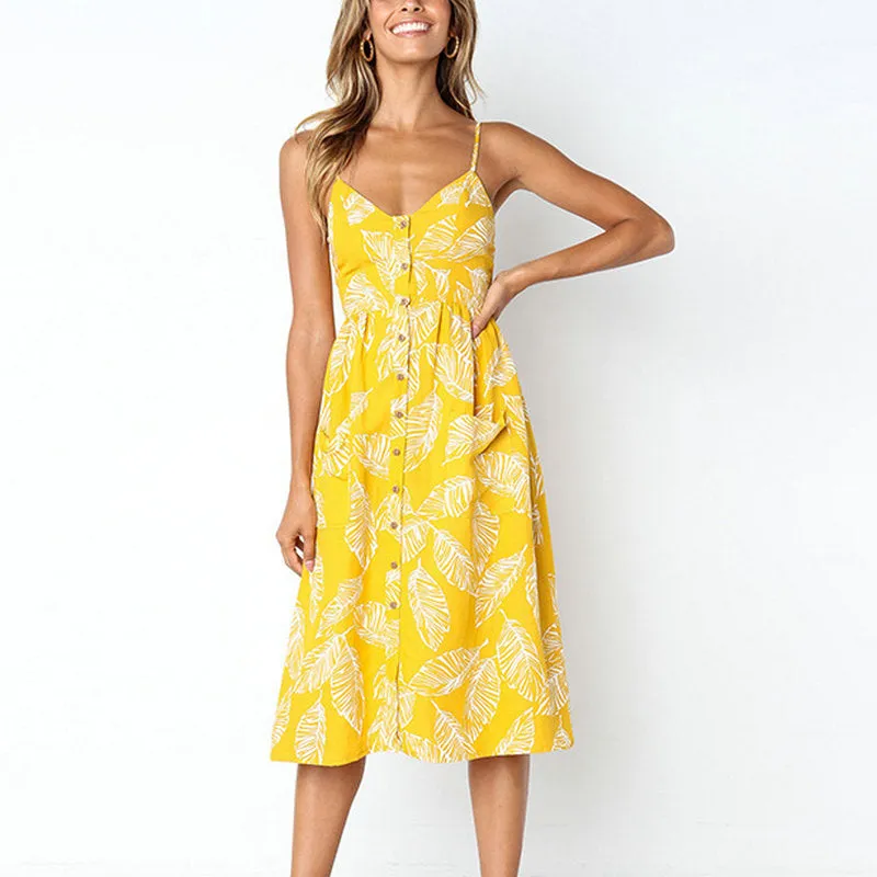 Bohemian Floral Dress Multiple Designs