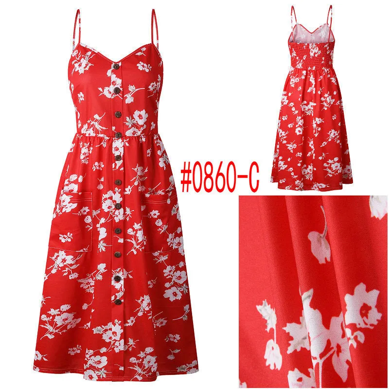 Bohemian Floral Dress Multiple Designs