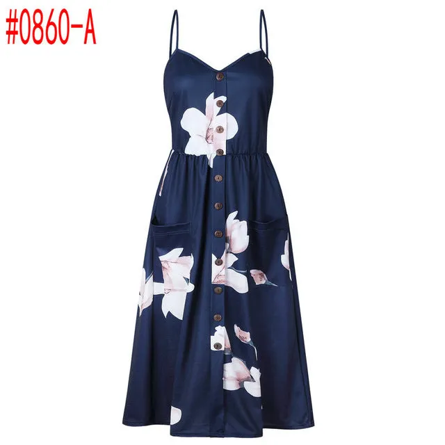 Bohemian Floral Dress Multiple Designs