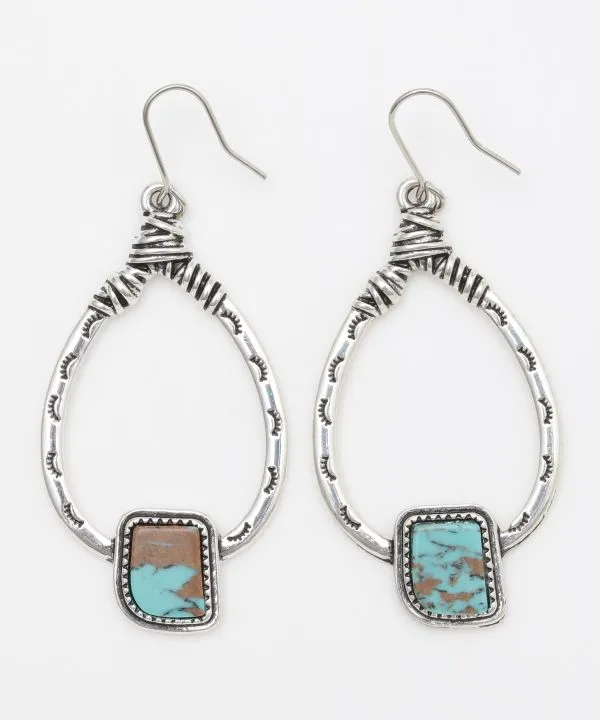 Bohemian Style Hoop Earrings