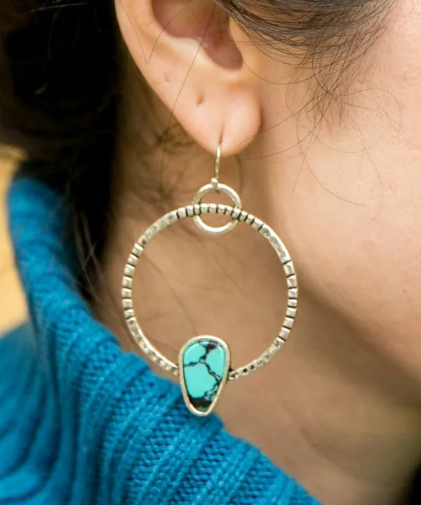 Bohemian Style Hoop Earrings