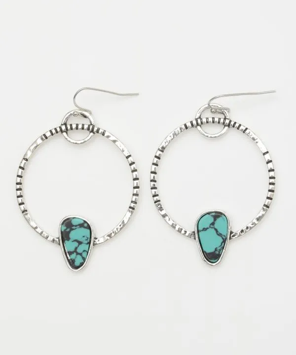 Bohemian Style Hoop Earrings