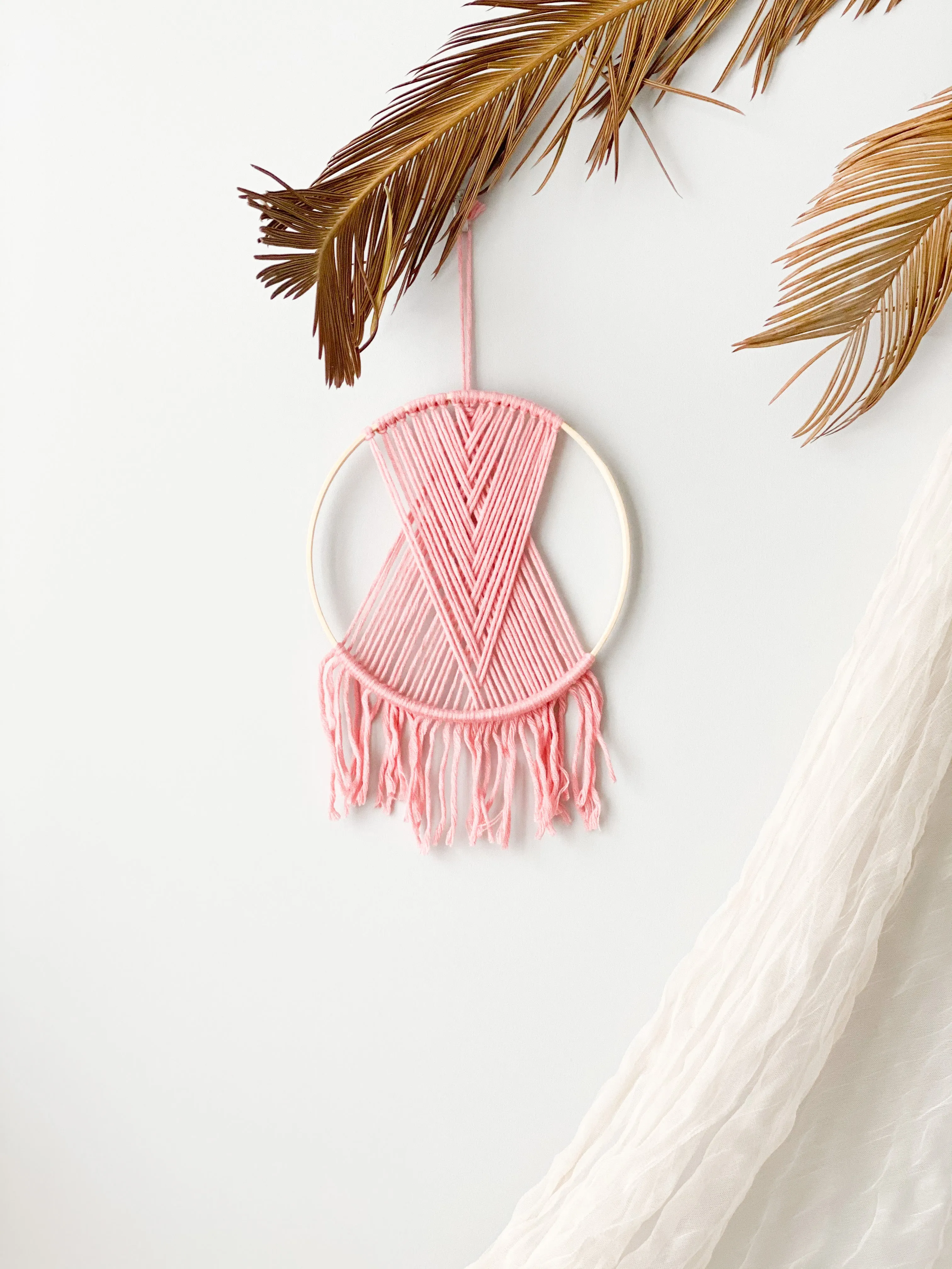 Bohemian style wall hangings in various colors