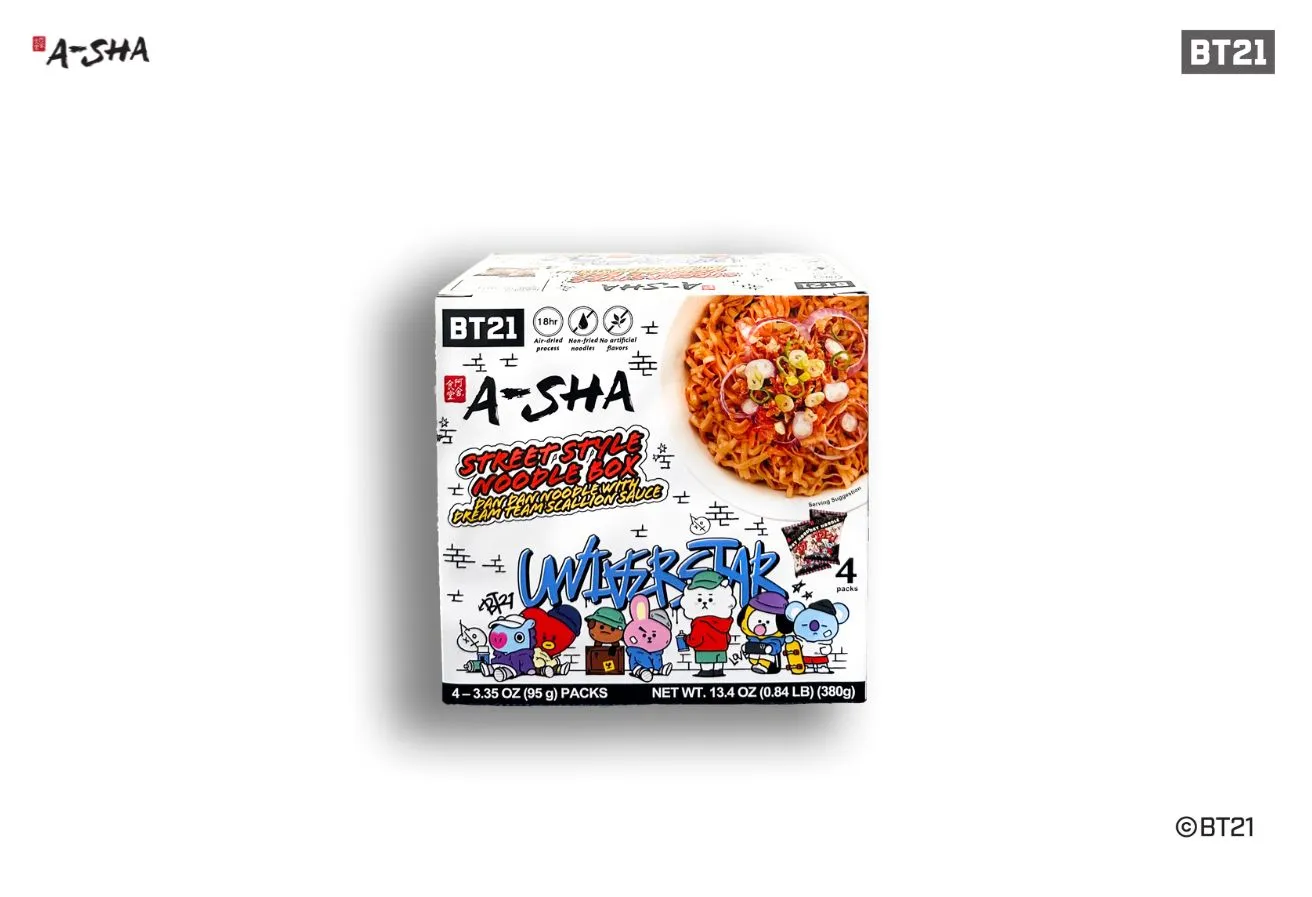 BT21 Street Style Noodle Box (4 Pack)