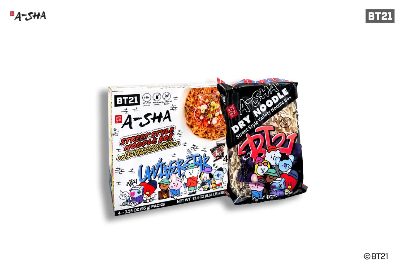 BT21 Street Style Noodle Box (4 Pack)
