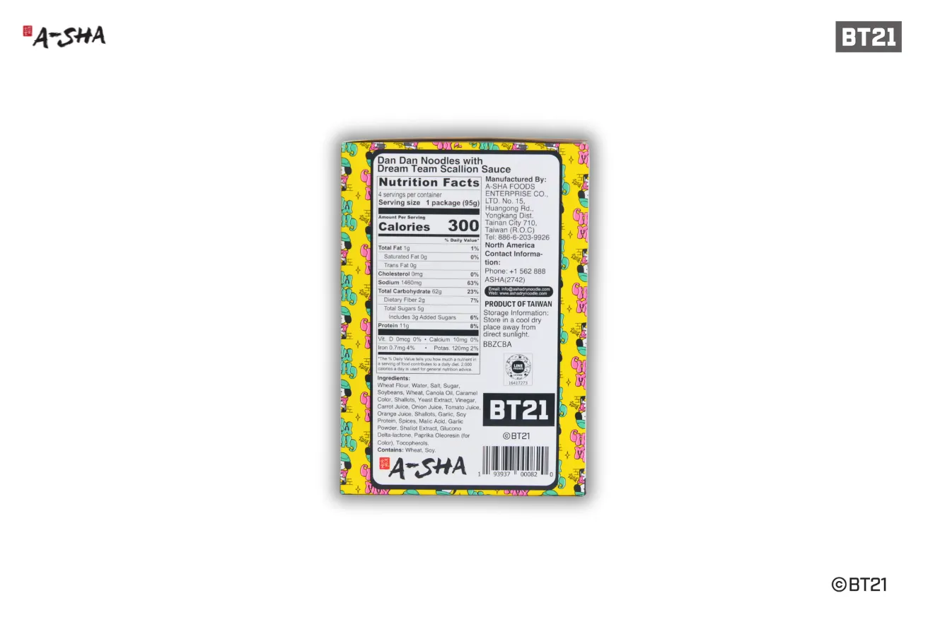 BT21 Street Style Noodle Box (4 Pack)