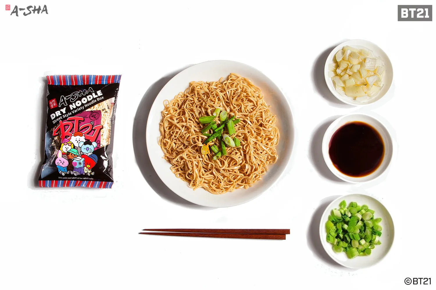 BT21 Street Style Noodle Box (4 Pack)