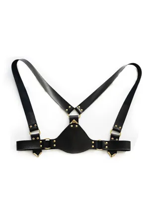 Buckle Harness [black-gold]