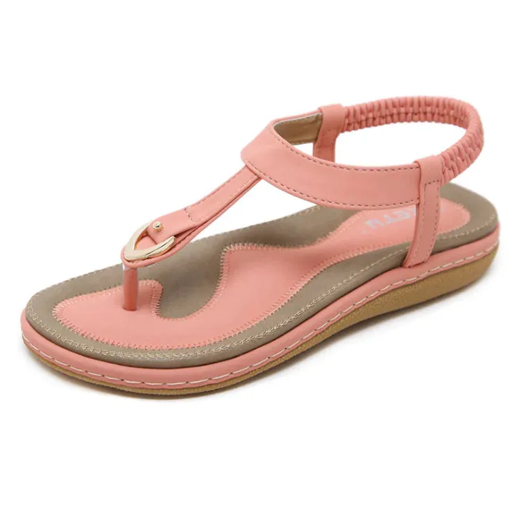 Buckle Sandals, Ethnic Style Flat Sandals