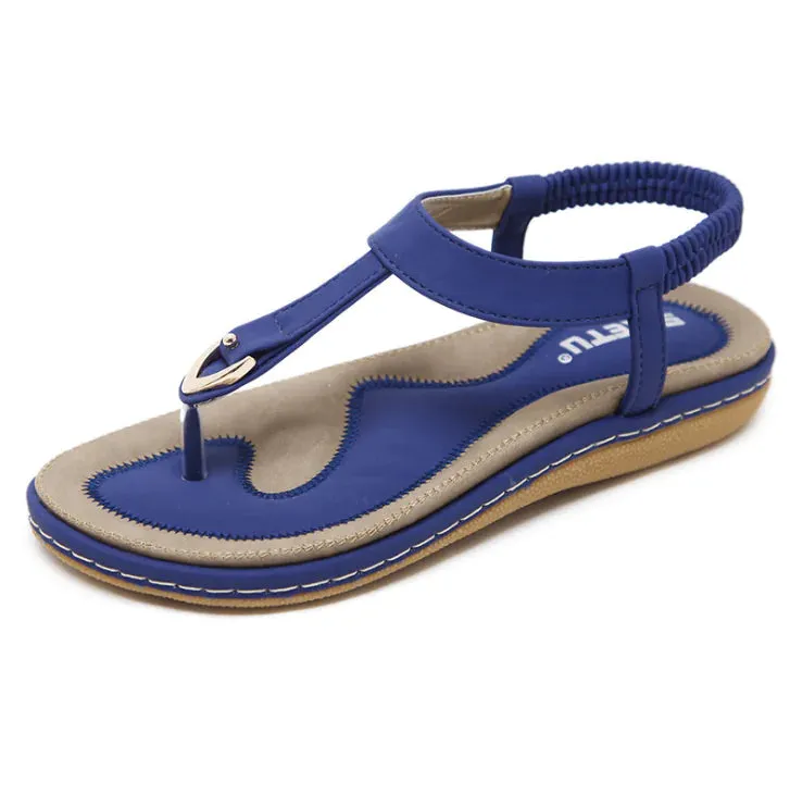 Buckle Sandals, Ethnic Style Flat Sandals