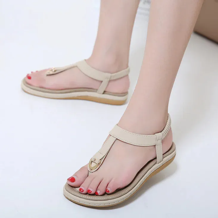 Buckle Sandals, Ethnic Style Flat Sandals
