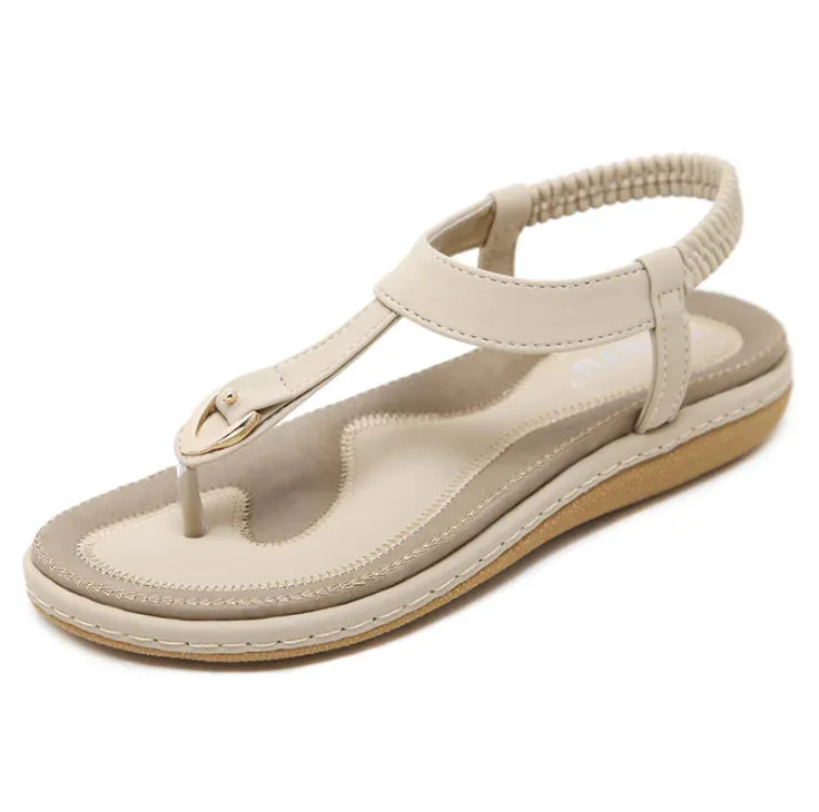 Buckle Sandals, Ethnic Style Flat Sandals