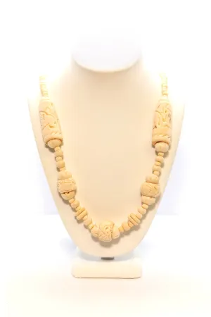 Bulky Cream Necklace