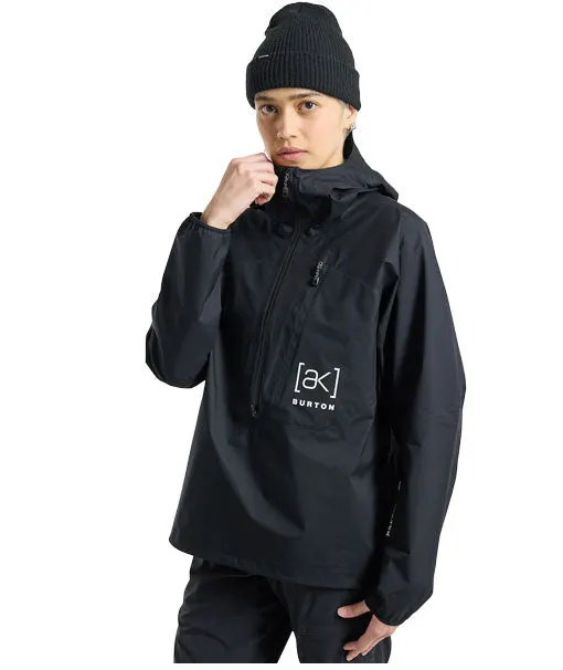 Burton Women's [ak] Minimalist 3L Gore-Tex Rain Anorak True Black