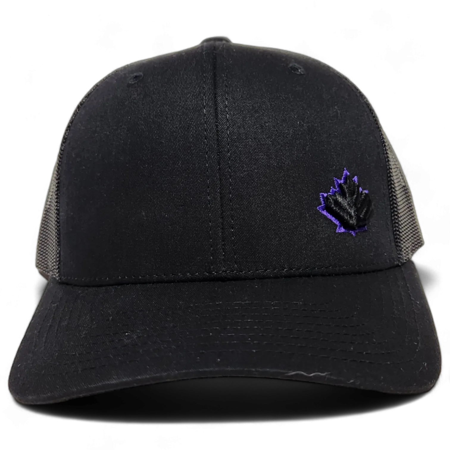 Canada Trucker Cap Black Purple