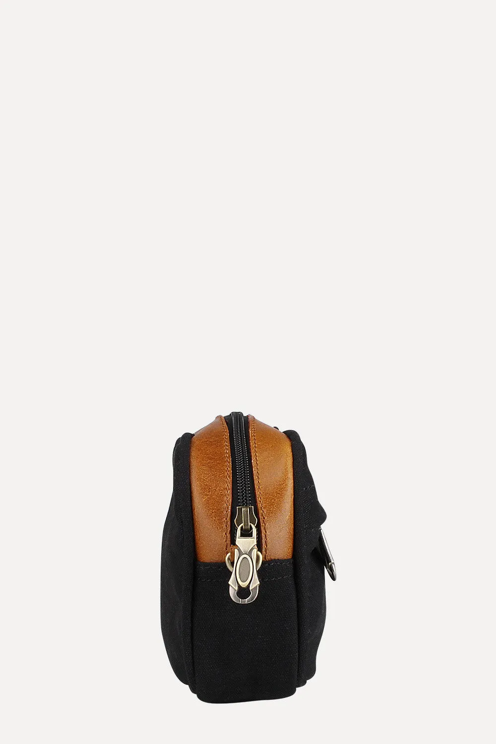 Canvas Mini Toiletry Bag With Zip