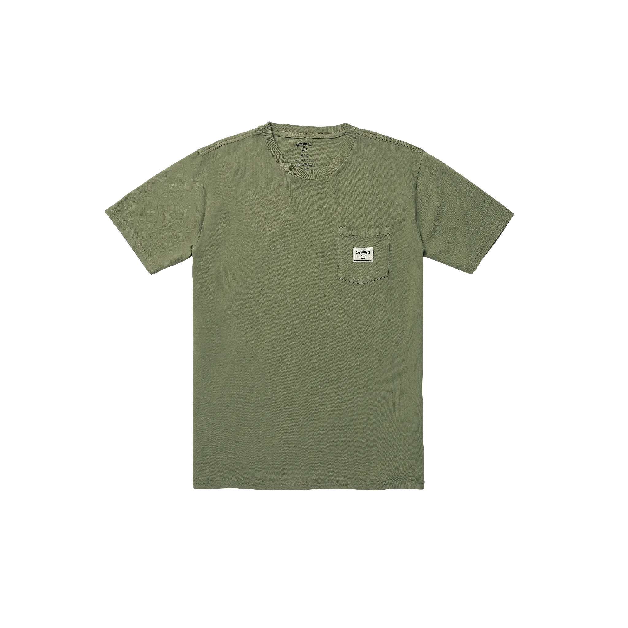 Captain Patch Pocket Short Sleeve Tee - Dark Olive