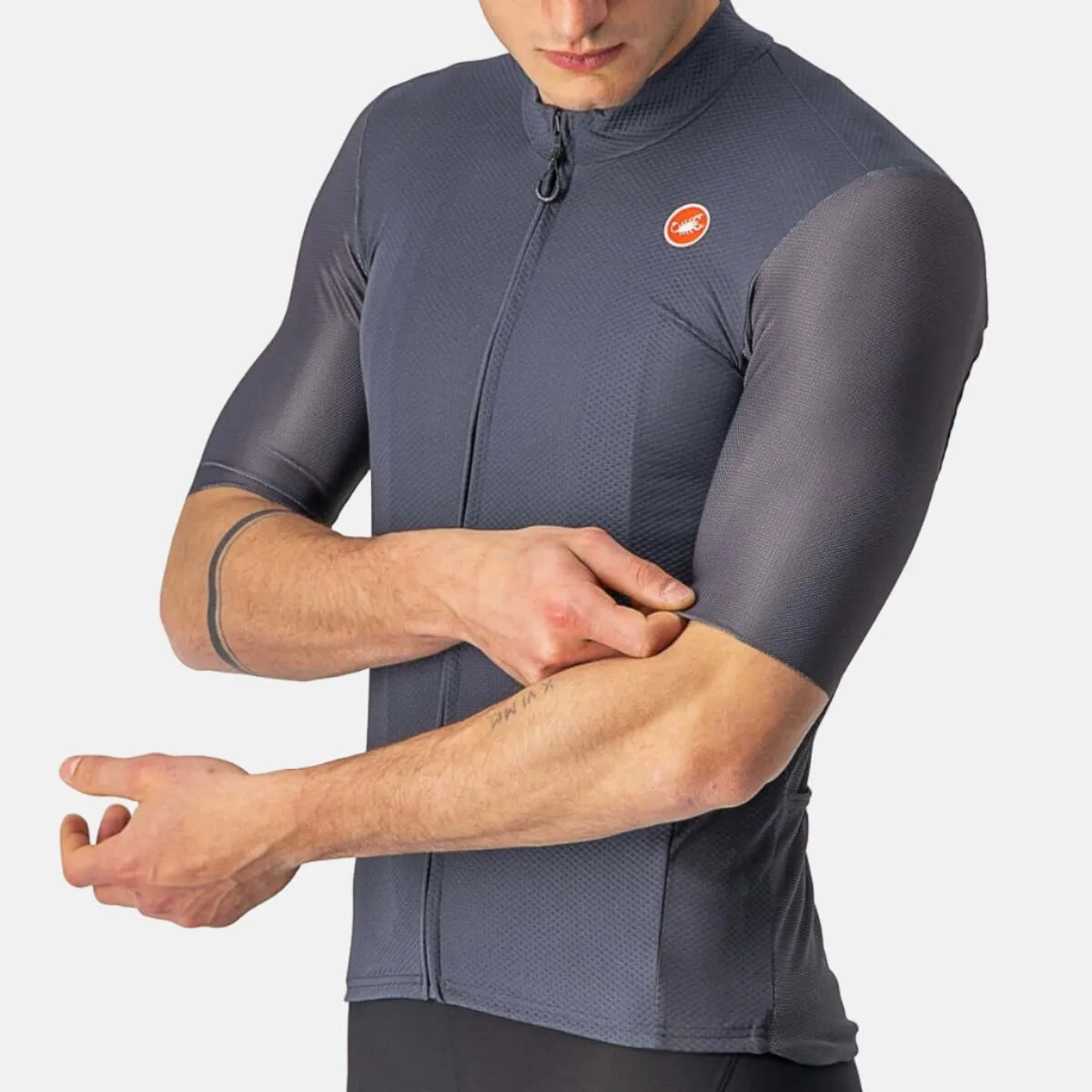 Castelli Endurance Elite Men's Cycling Jersey -Dark Grey