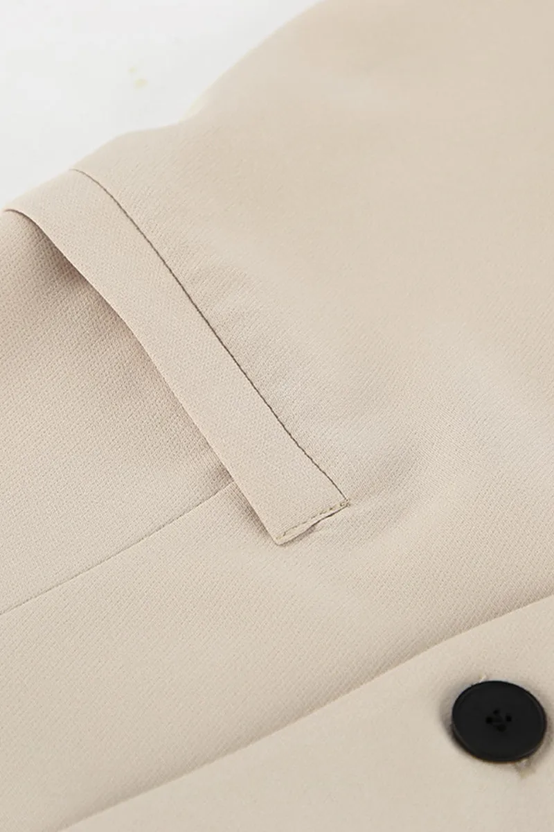 Casual Street Pocket Buttons V Neck Short Sleeve Two Pieces