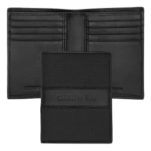 CERRUTI 1881 NLE406A - Folding card holder Delano Black