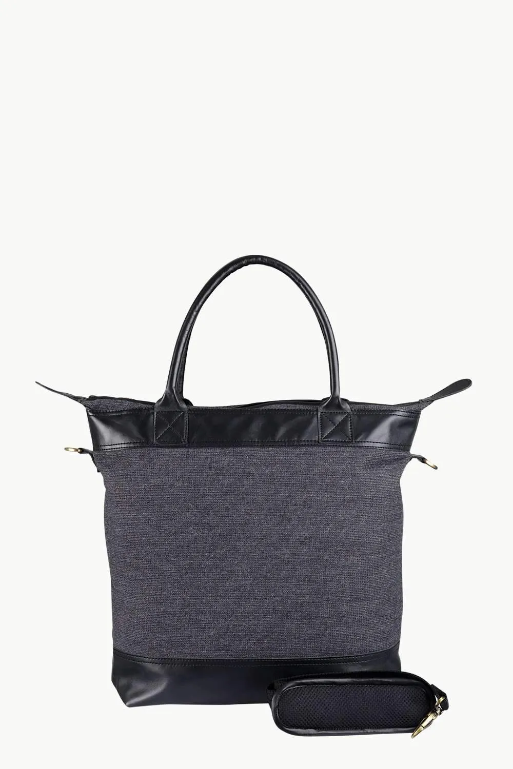Charcoal Twill Urban Tote Bag