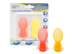 CherubBaby Food Pouch Spoons (4 months )