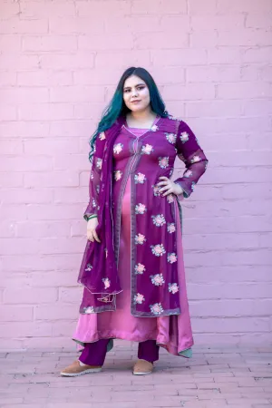 Chiffon Silky Gown Style Salwar Kameez