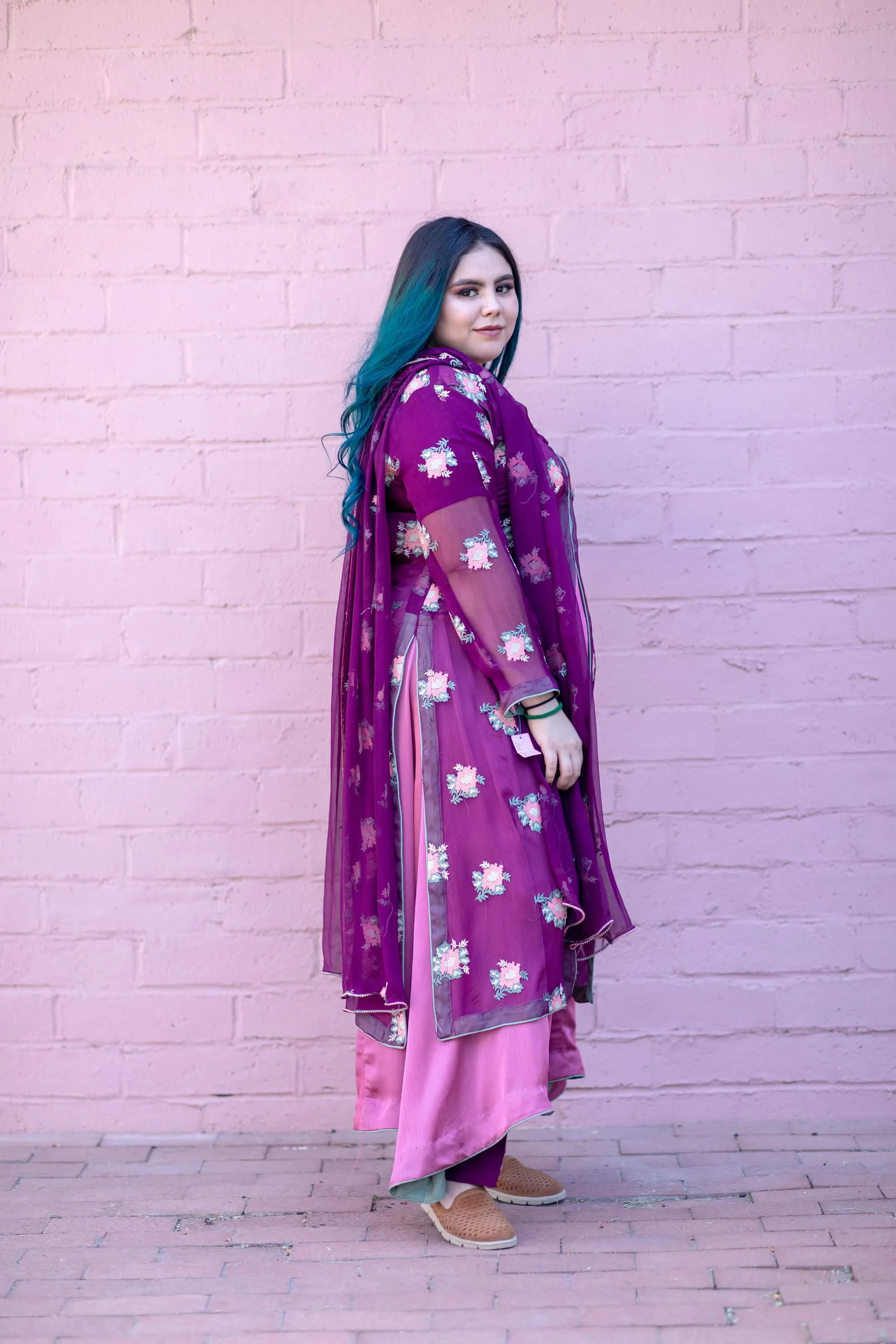 Chiffon Silky Gown Style Salwar Kameez