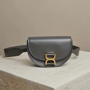 Chloé Mini Flap Bag Elephant Grey