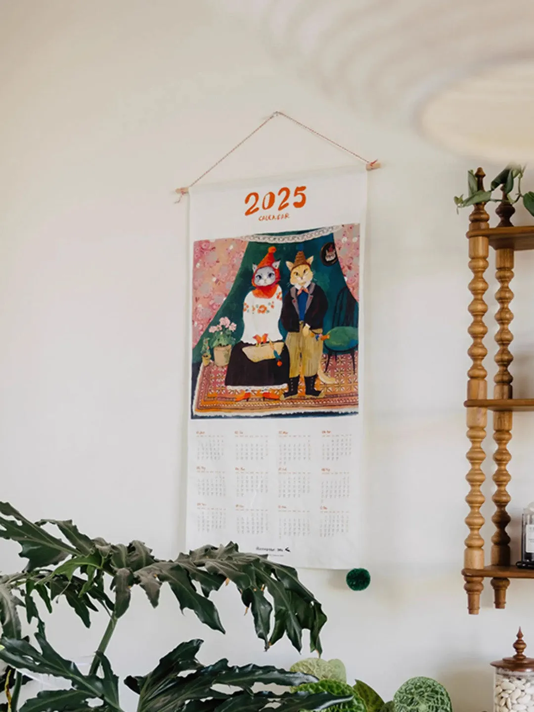 Chowxiaodou 2025 Illustrated Wall Calendar