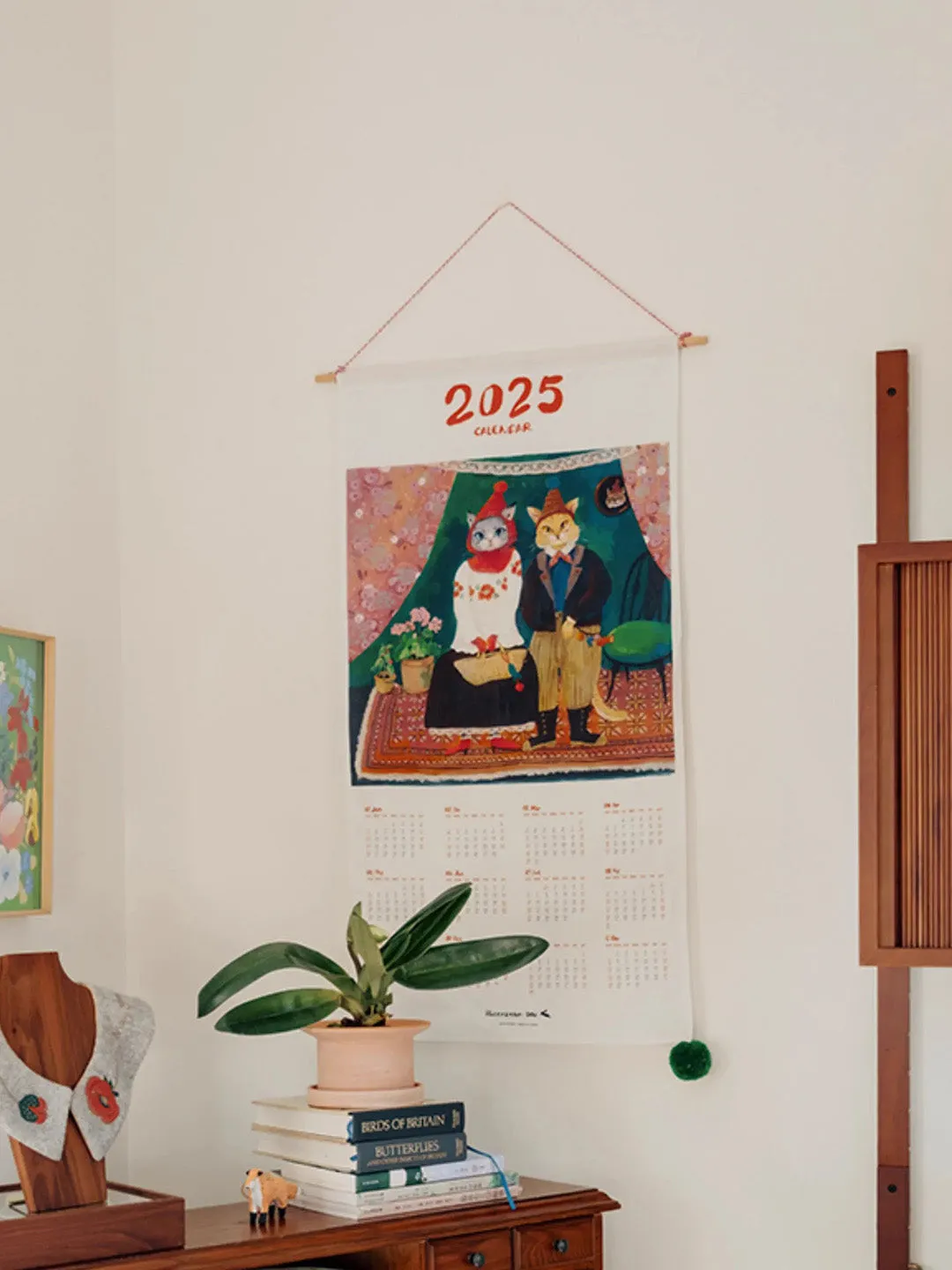 Chowxiaodou 2025 Illustrated Wall Calendar