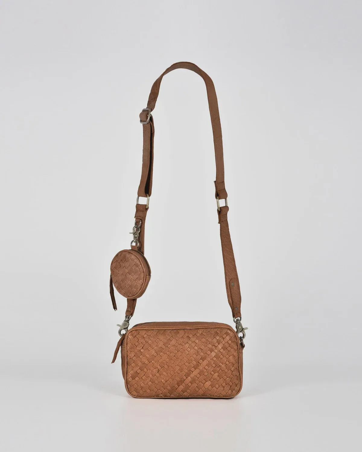 Cobb & Co Millner Woven Leather Bag