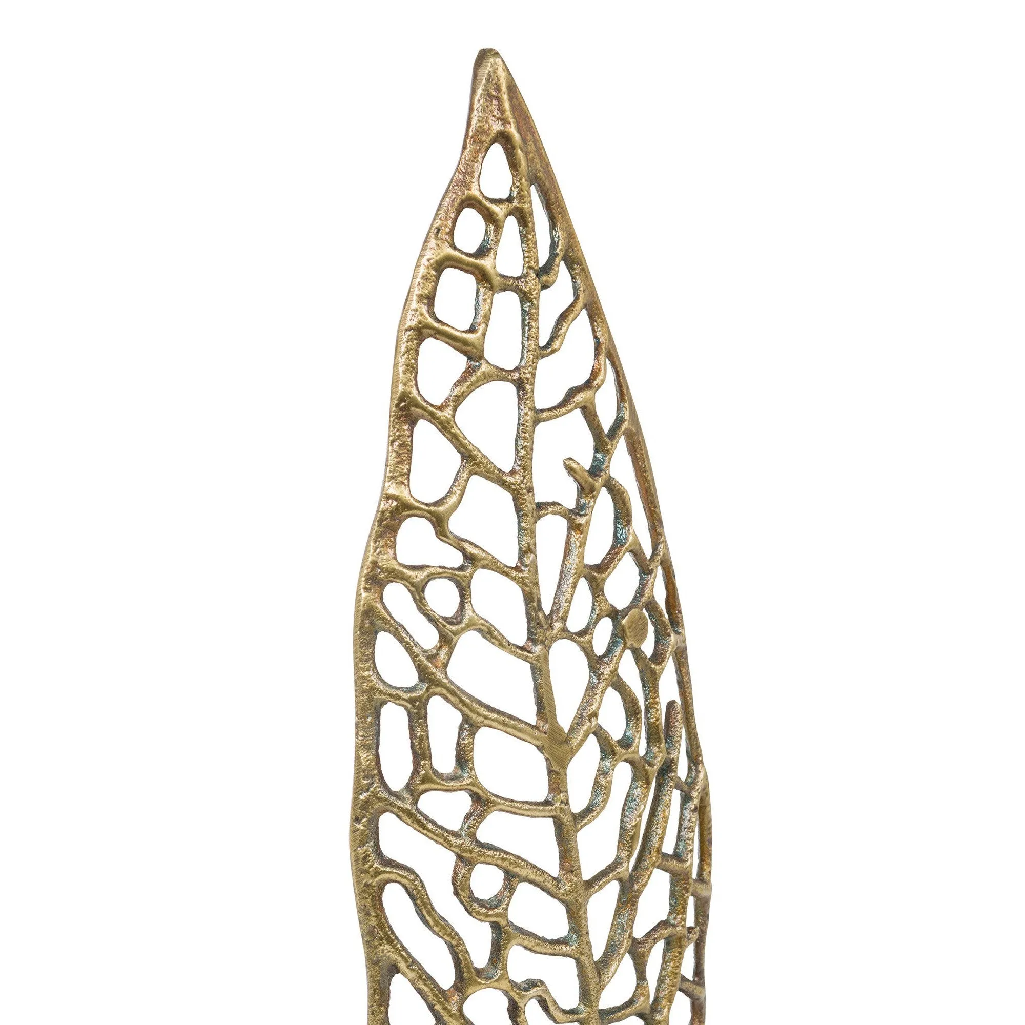 COINCASA LEAF ORNAMENT