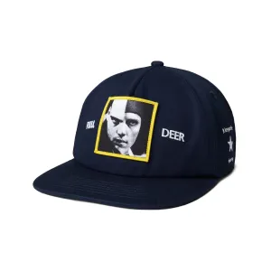 Come Sundown Full Deer Strapback Cap - Navy
