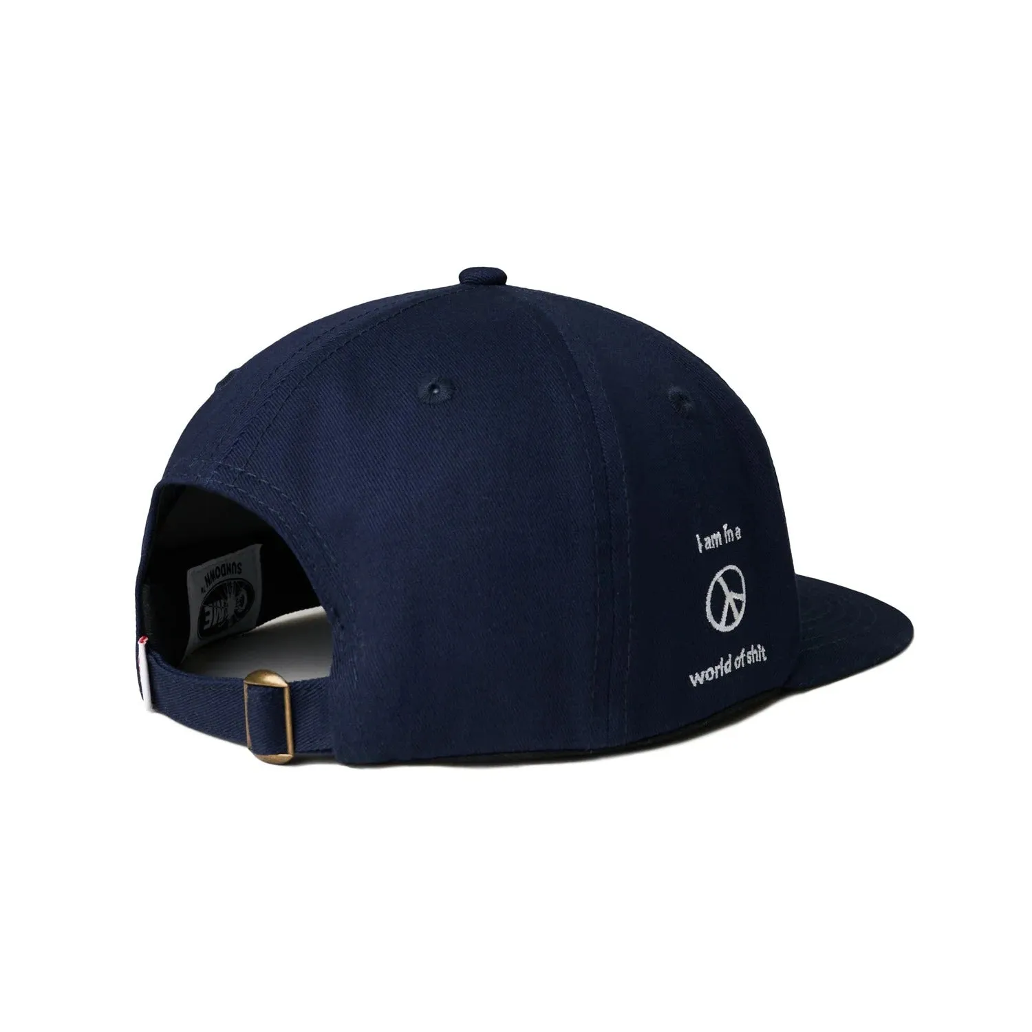 Come Sundown Full Deer Strapback Cap - Navy