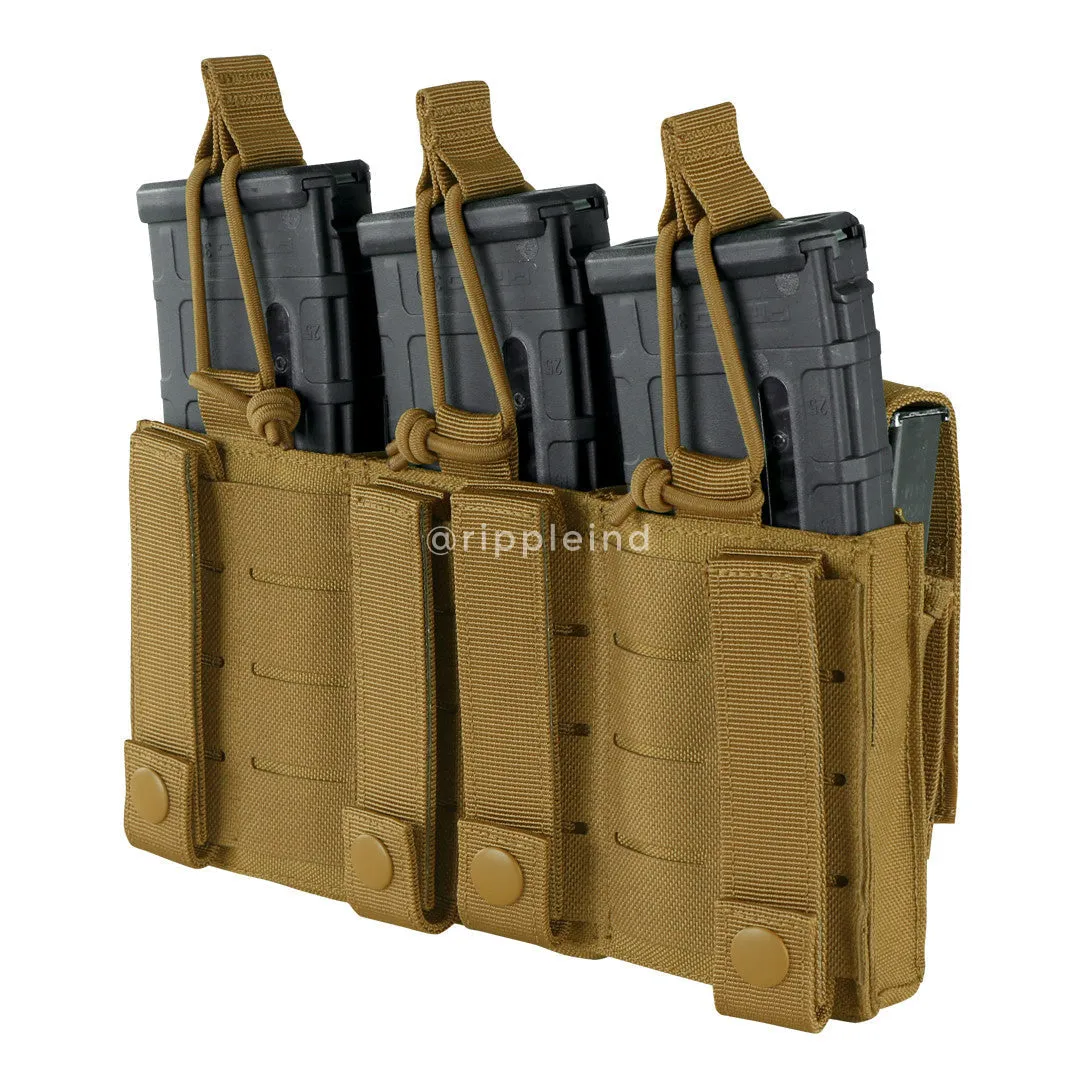 Condor - Multicam Black - Triple M4 Kangaroo Mag Pouch (Gen 2)