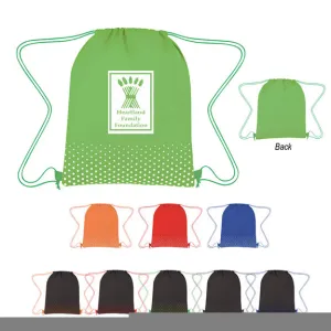 Connect the Dots Non-Woven Drawstring Bag