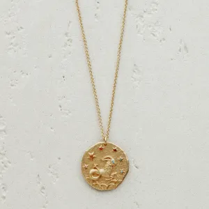 Constellation Capricorn Zodiac Sign Pendant Necklace