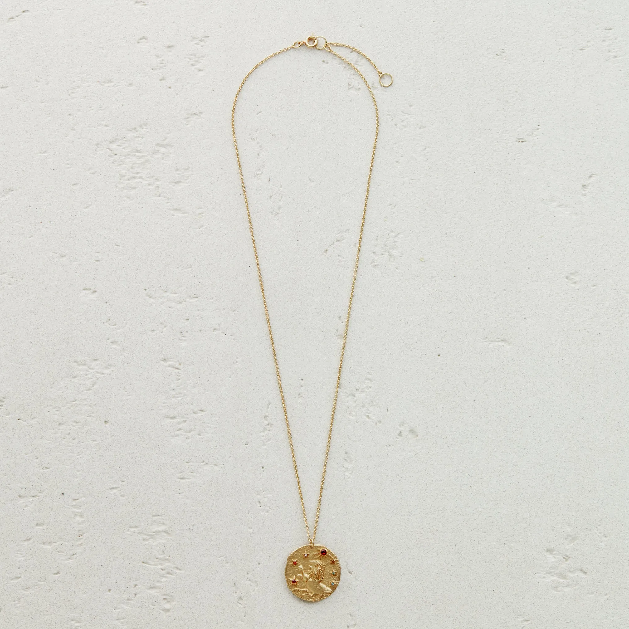 Constellation Leo Zodiac Sign Pendant Necklace