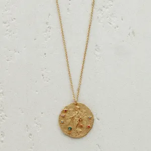 Constellation Virgo Zodiac Sign Pendant Necklace