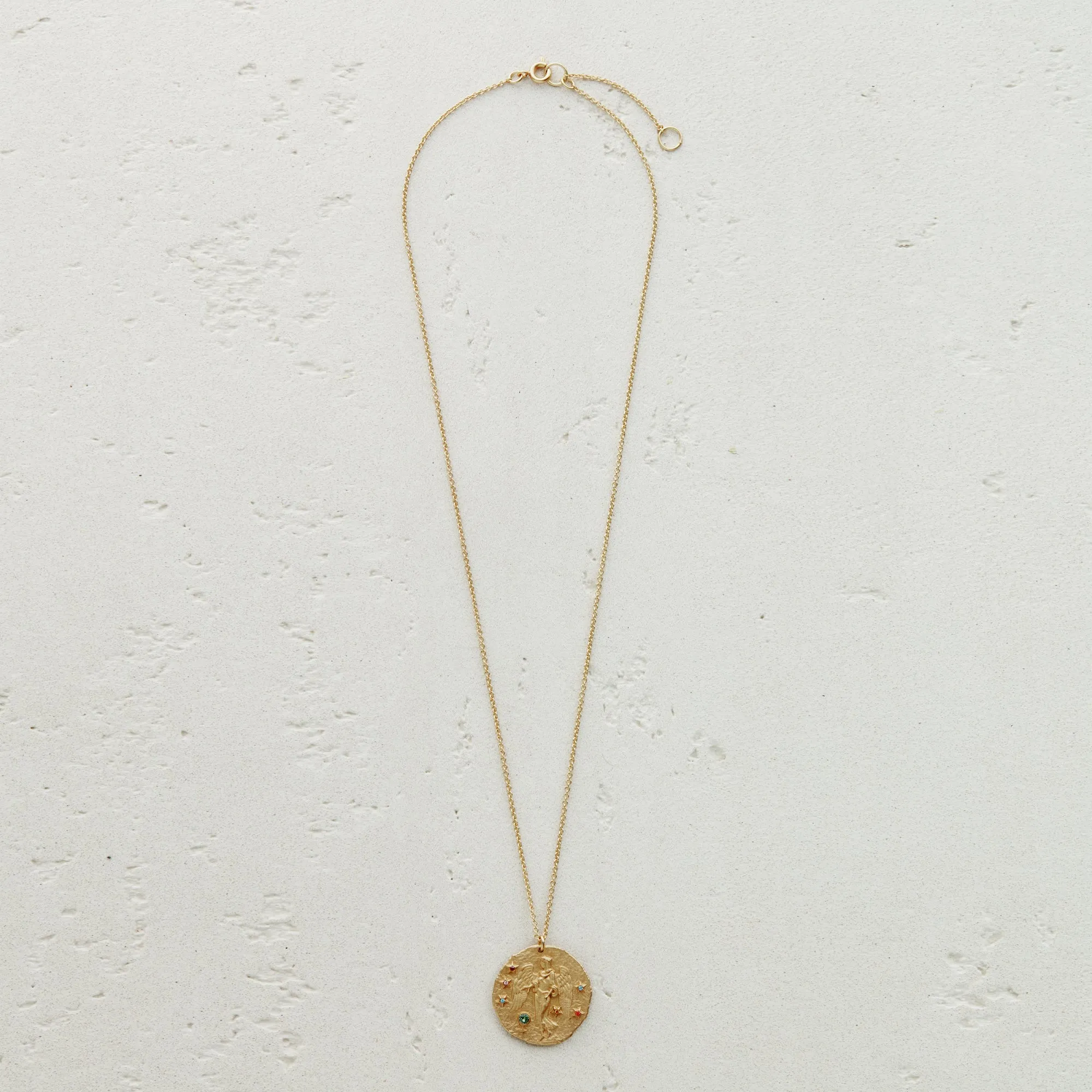 Constellation Virgo Zodiac Sign Pendant Necklace