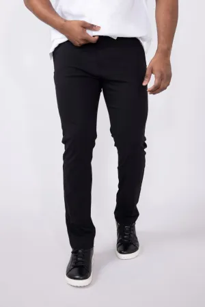 Copper & Oak Faille 5 Pocket Pants for Men in Black | K5S901-004-BLK