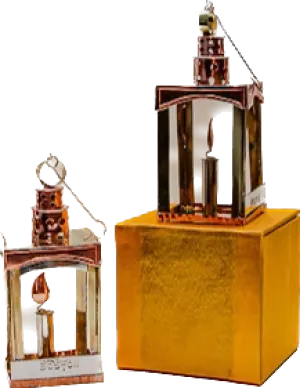 Copper and Brass Lantern Ornament