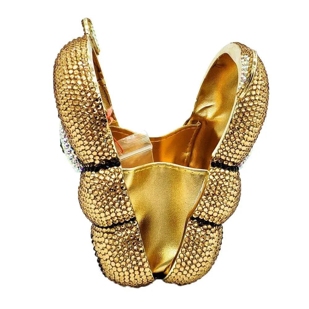 Crystal Teddy Bear Hard Case Bags