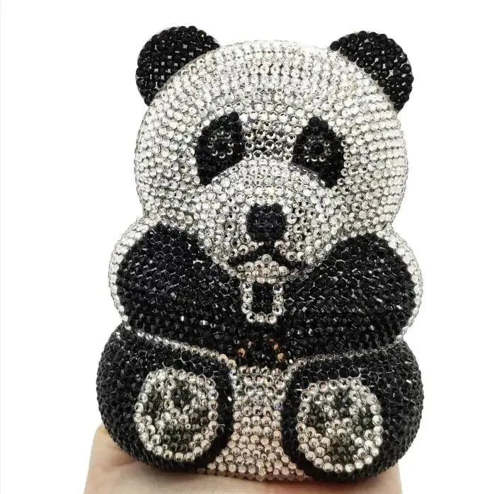 Crystal Teddy Bear Hard Case Bags