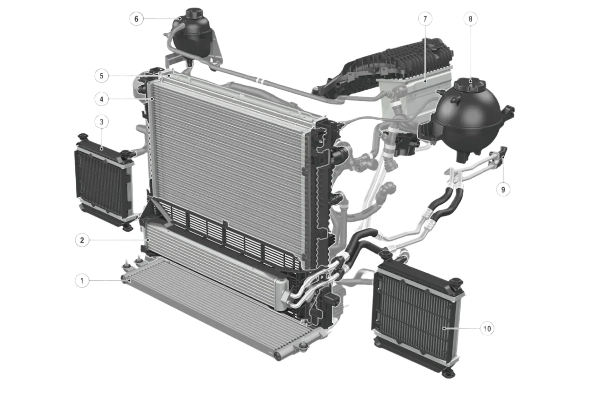 CSF G8X M2 / M3 / M4 (S58) High Performance Auxiliary Radiator