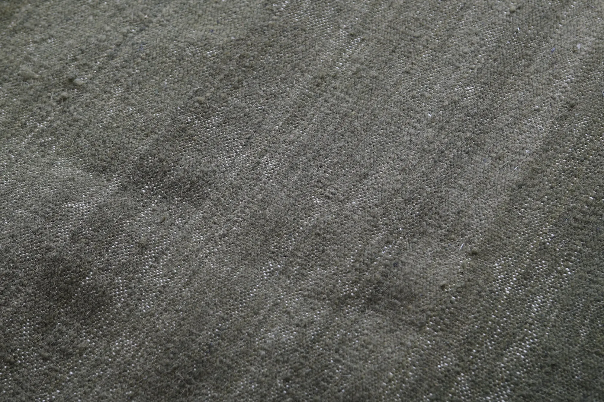 Custom hand woven kilim rug - Green moroccan rug