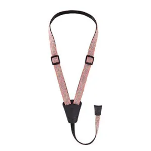 D'Addario Cradle Jacquard Paisley Ukulele Strap - Pink/Green